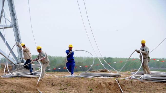 “五一”电网建设者最美