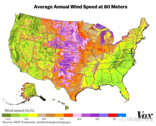 美国风电发展秘诀：风电资源+可再生能源配额