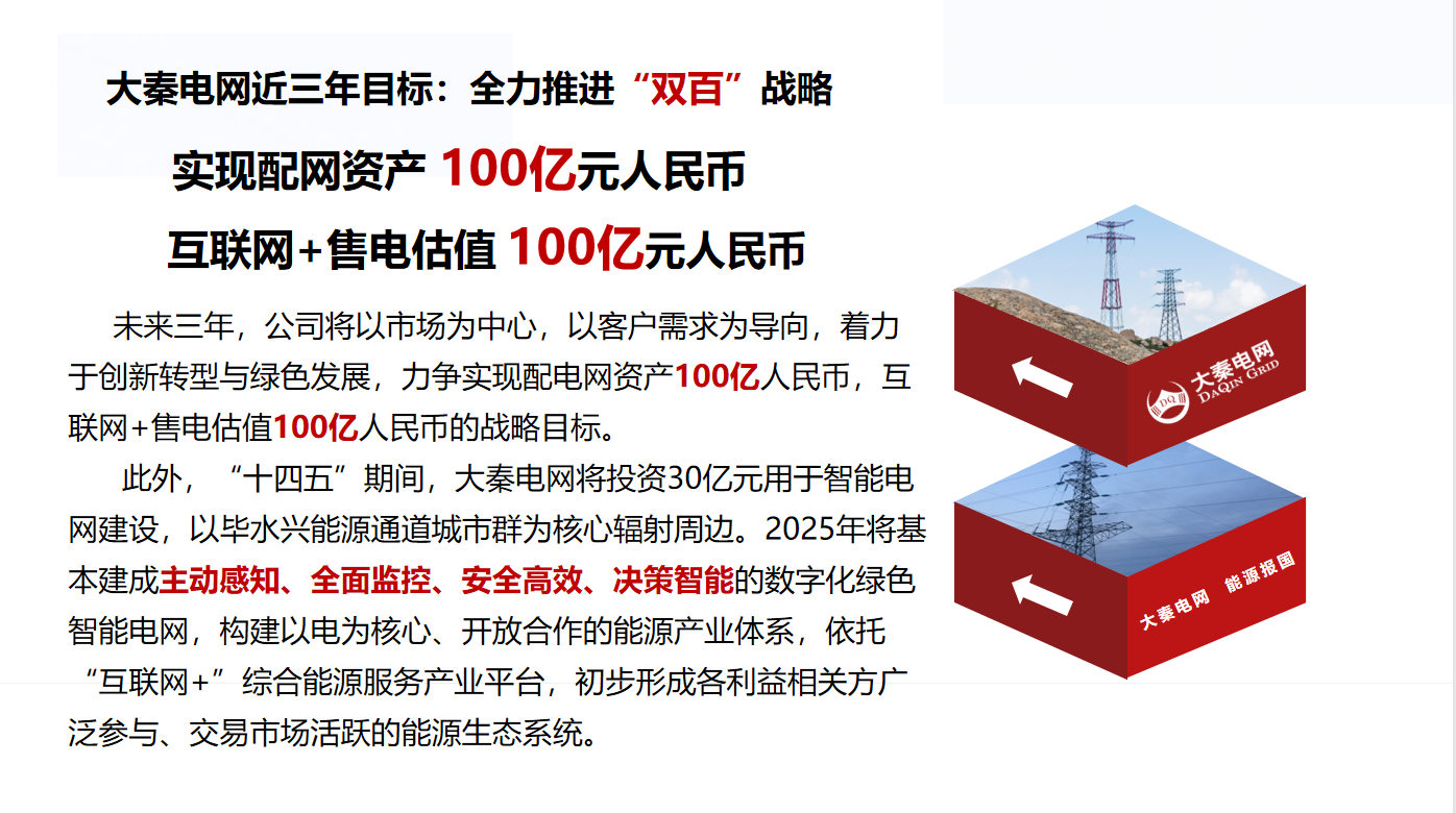 大秦售电招募合伙人 为工业企业降低用电成本